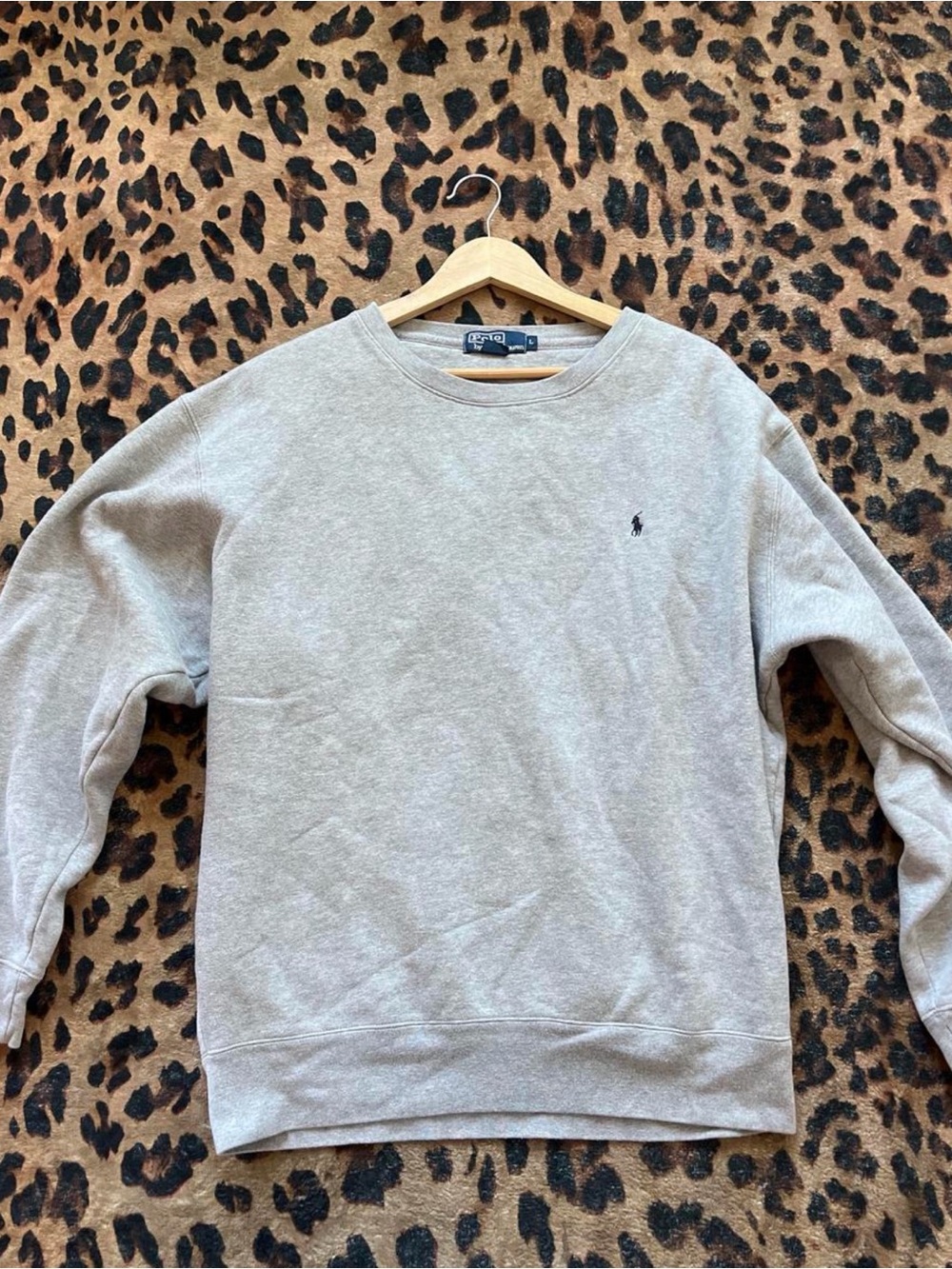Polo by Ralph Lauren Light Gray Crewneck Sweatshirt